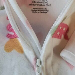 Gerber Multicolor Baby Onesie with Zipper